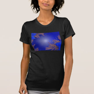 T-shirt Noël Poinsettia Bleu III