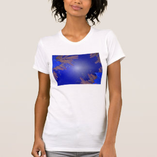 T-shirt Noël Poinsettia Bleu VII
