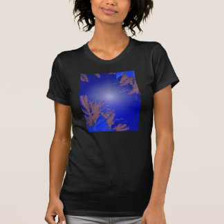 T-shirt Noël Poinsettia Bleu VII