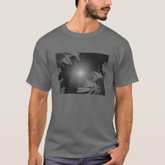 T-shirt Noël Poinsettia noir et gris II
