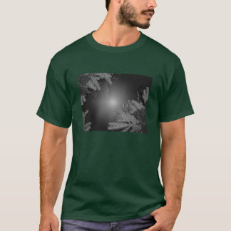 T-shirt Noël Poinsettia noir et gris II