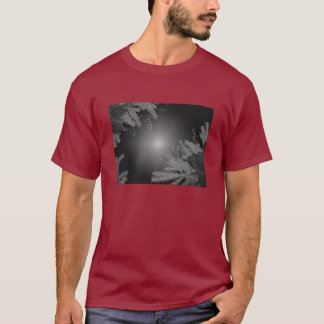 T-shirt Noël Poinsettia noir et gris II