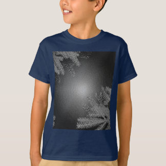 T-shirt Noël Poinsettia noir et gris IV