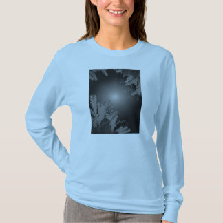 T-shirt Noël Poinsettia noir et gris IV