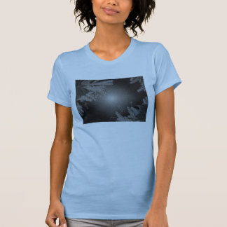 T-shirt Noël Poinsettia Noir Et Gris VII