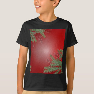 T-shirt Noël Poinsettia Rouge IV