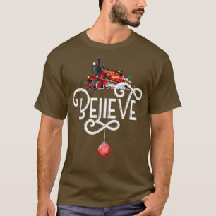 T-shirt Noël Pôle Nord Express Polaire Tous à l'étranger N