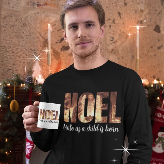 T-shirt NOEL Pour Nous Un Enfant Est Né Nativité De Noël