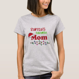 T-shirt Noël préféré de la maman de Père Noël