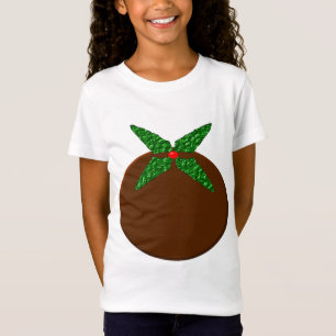 T-Shirt Noël Pudding Enfants T Chemise