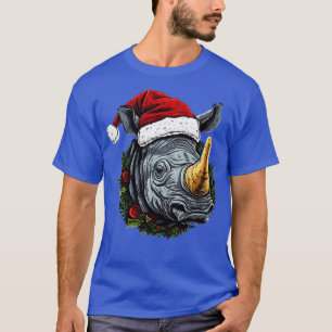 T-shirt Noël rhinocéros