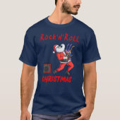 T-shirt Noël Rock-N-Roll (Devant)