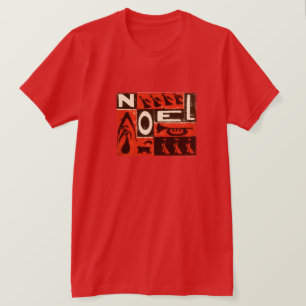 T-shirt Noel Rouge