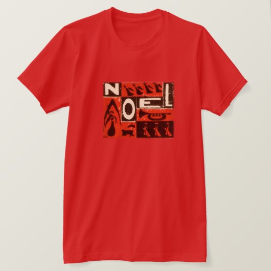 T-shirt Noel Rouge (Design devant)