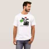 T-shirt Noël rry de MOO ! Vache drôle à vacances dans le (Devant entier)
