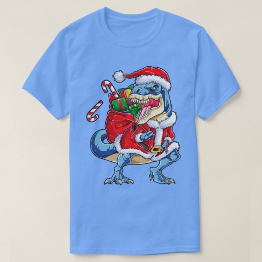 T-shirt Noël s pour garçons Enfants Dinosaur T rex Père No (Design devant)