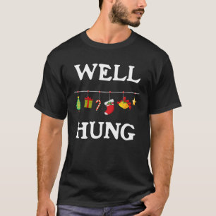 T-shirt Noël sale bien pendu drôle