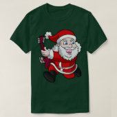 T-shirt Noël Santa Claus Rocks (Design devant)