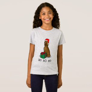 T-Shirt Noël Santa Hat Irlandais Setter Chien (rouge 1) mi
