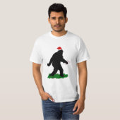 T-shirt Noël Sasquatchant (Devant entier)