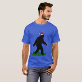 T-shirt Noël Sasquatchant (Devant entier)