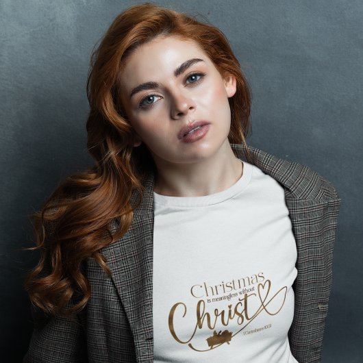 T-shirt NOËL SIGNIFIE SANS CHRIST Femmes