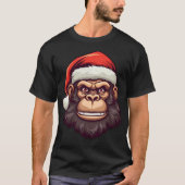 T-shirt Noël singe (Devant)