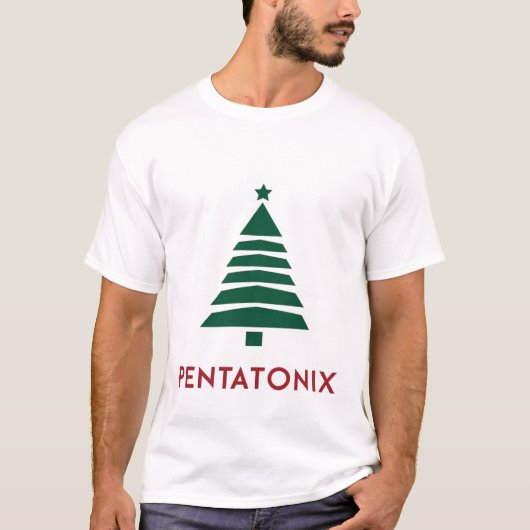 T-shirt Noël slick Pentatonix (Devant)