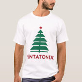 T-shirt Noël slick Pentatonix (Devant)