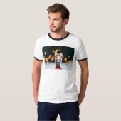 T-shirt Noël SlipperyJoe nutcracker figurine ornement (Devant entier)