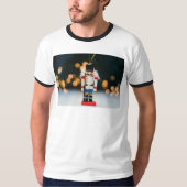 T-shirt Noël SlipperyJoe nutcracker figurine ornement (Devant)
