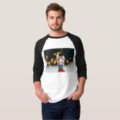 T-shirt Noël SlipperyJoe nutcracker figurine ornement (Devant entier)