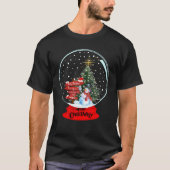 T-shirt Noël Snowglobe Joyeux Noël (Devant)