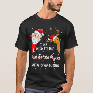 T-shirt Noël Soyez Sympathique Avec Le Père Noël De L'agen