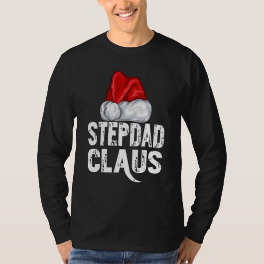 T-shirt Noël Stepdad Claus Santa Chaps Noël Correspondant  (Devant)