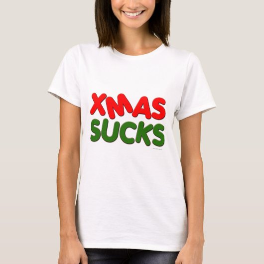 T-shirt Noël suce (Devant)