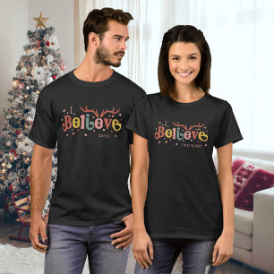T-shirt Noël super Je crois qu'elle est de couple