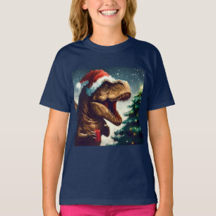T-shirt Noël T-Rex 1
