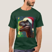 T-shirt Noël T-Rex 2 (Devant)