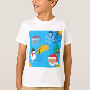 T-shirt noël taco emoji