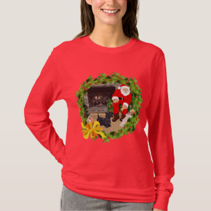 T-shirt Noël Terrier Écossais