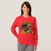 T-shirt Noël Terrier Écossais (Devant entier)