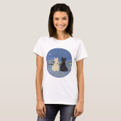 T-shirt Noël Terrier Écossais (Devant entier)
