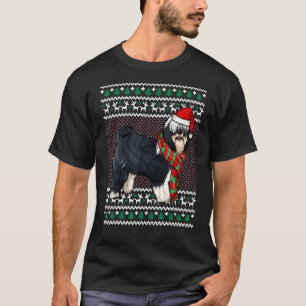 T-shirt Noël Tibétain Terrier Chien Santa Hat Moche Noël