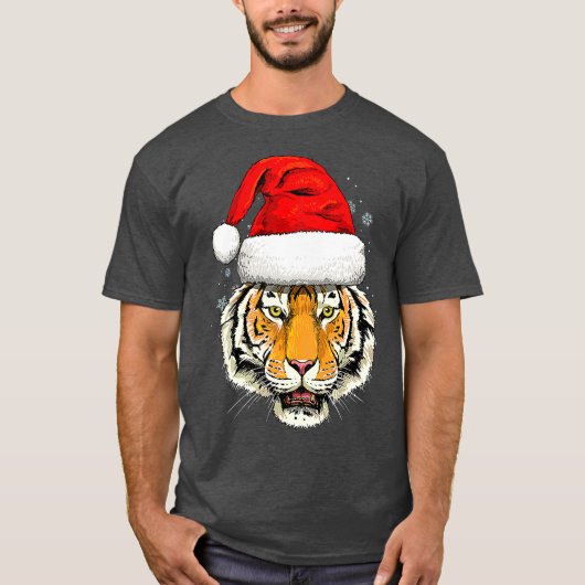 T-shirt Noël Tiger Noël Noël Noël Noël Noël Noël Noël Noël (Devant)