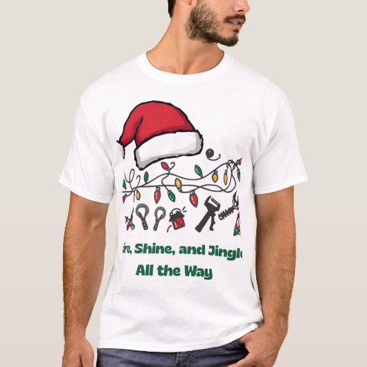 T-shirt Noël vacances (Devant)