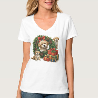 T-shirt Noël Weather Dog
