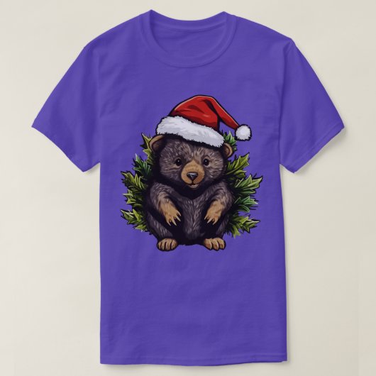 T-shirt Noël Wombat (Design devant)