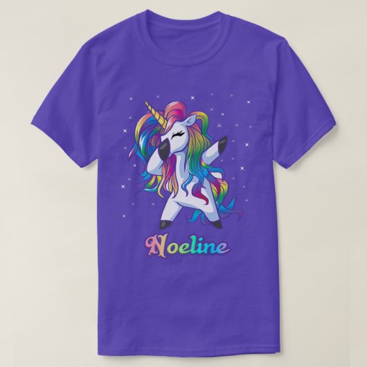 T-shirt NOELINE Unicorn Cadeaux Pour Filles Cadeaux Annive (Design devant)
