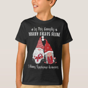 T-shirt Noëls Gnomes Williams Sensibilisation au syndrome